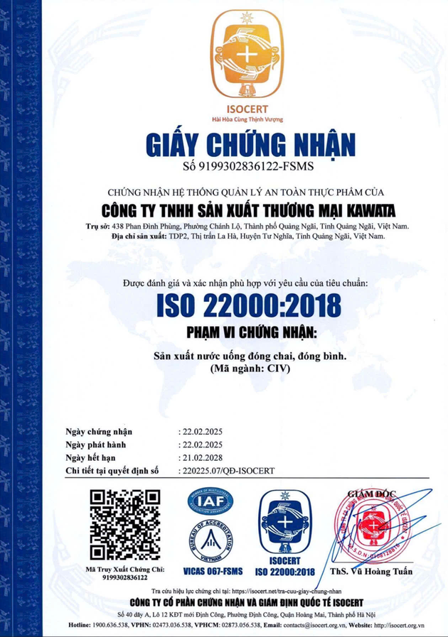  - Công Ty TNHH Sản Xuất Thương Mại Kawata