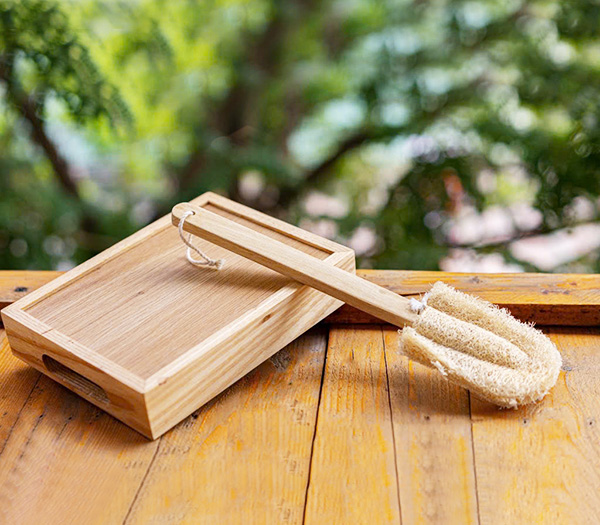 Miếng rửa chén xơ mướp