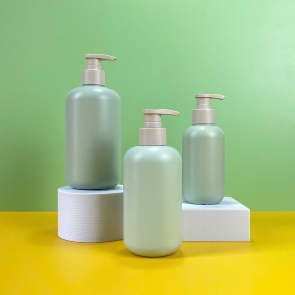 Chai nhựa HDPE 200ml, 300ml, 500ml vòi nhấn nâu nhám