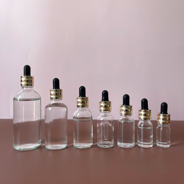 Chai serum trong khoen 2 sọc nút đen