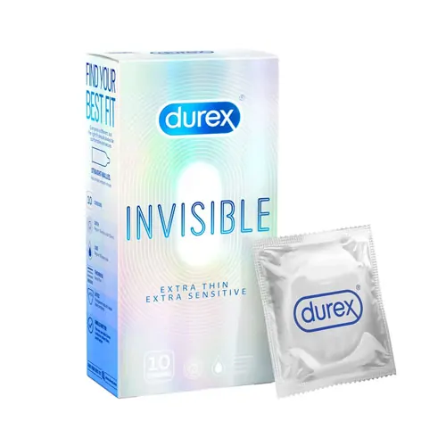 Bao cao su Durex Invisible (hộp 10 chiếc) - Bao Cao Su Condom Việt - Công Ty TNHH Condom Việt