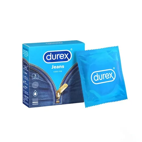 Bao cao su Durex Jeans (hộp 3 chiếc)