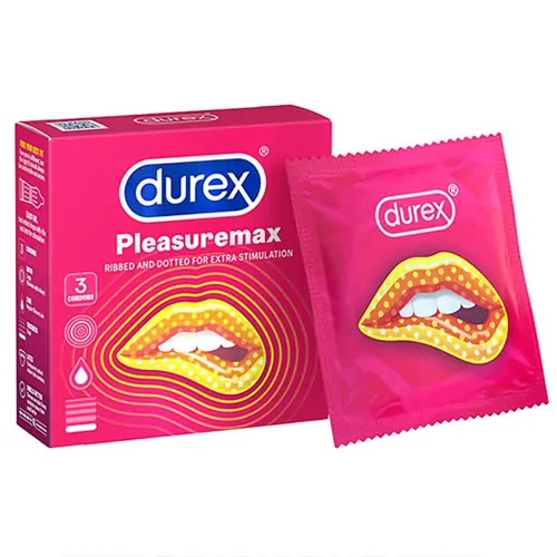 Bao cao su Durex Pleasuremax (hộp 3 chiếc) - Bao Cao Su Condom Việt - Công Ty TNHH Condom Việt