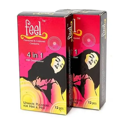 Bao cao su Feel 4 in 1 (hộp 12 chiếc) - Bao Cao Su Condom Việt - Công Ty TNHH Condom Việt