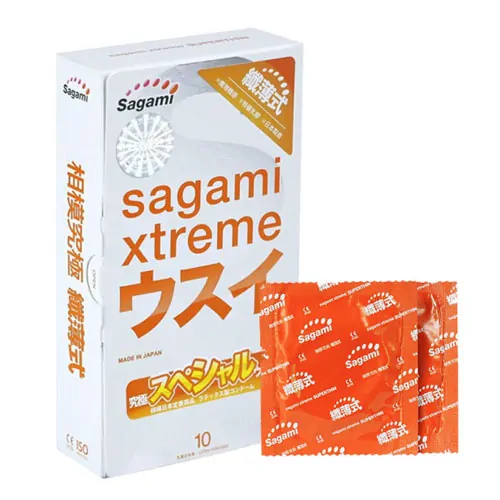 Bao cao su Sagami Xtreme Superthin (hộp 10 chiếc) - Bao Cao Su Condom Việt - Công Ty TNHH Condom Việt