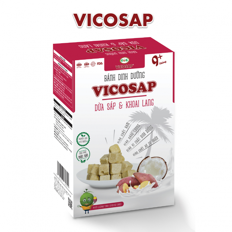 Bánh dinh dưỡng dừa sáp - Công Ty TNHH Chế Biến Dừa Sáp Cầu Kè