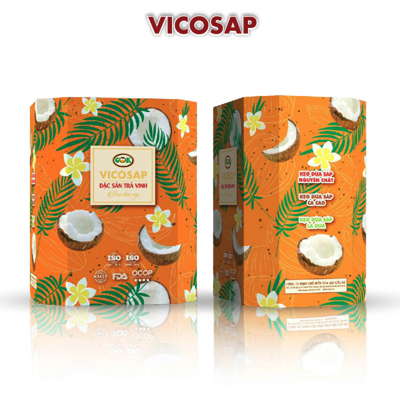 Kẹo dừa sáp - Công Ty TNHH Chế Biến Dừa Sáp Cầu Kè