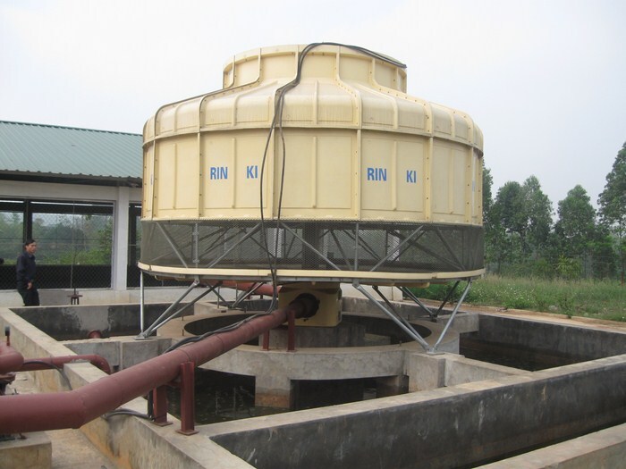 Lắp đặt tháp giải nhiệt bằng nước Cooling Tower