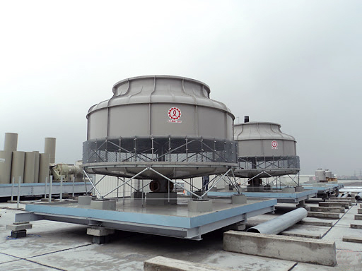 Lắp đặt tháp giải nhiệt bằng nước Cooling Tower