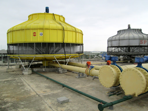 Lắp đặt tháp giải nhiệt