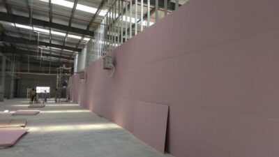 Thi công vách thạch cao chống cháy nhà xưởng
