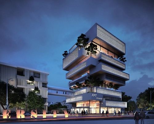 Dự án tòa nhà hiệu bộ Alpha - Đại học FPT Đà Nẵng