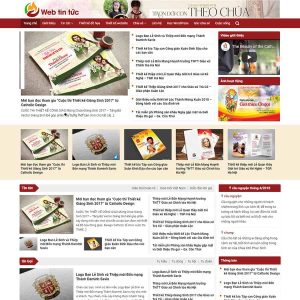 Mẫu giao diện website tin tức