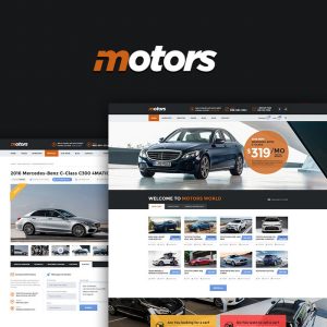 Mẫu giao diện website bán ô tô