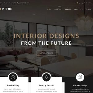 Mẫu giao diện website nội thất - kiến trúc