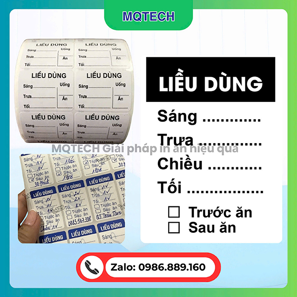 In ấn decal, tem nhãn các loại - MQTech Vina   - Công Ty TNHH MQTech Vina