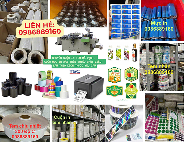 In ấn decal, tem nhãn các loại - MQTech Vina   - Công Ty TNHH MQTech Vina