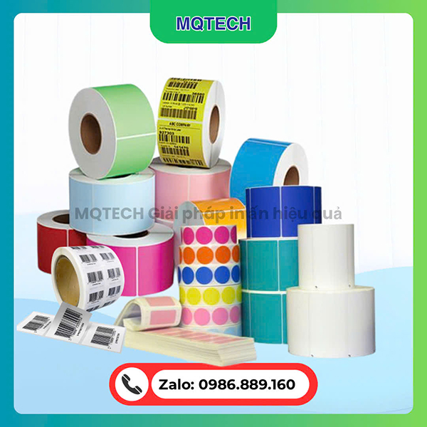 In ấn decal, tem nhãn các loại - MQTech Vina   - Công Ty TNHH MQTech Vina