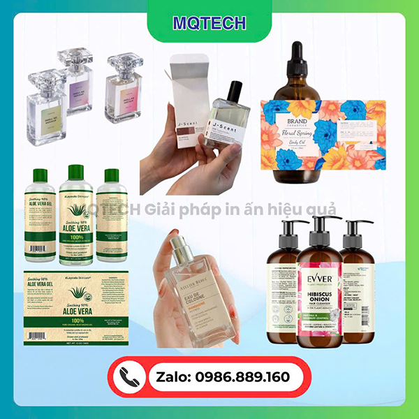 Tem nhãn mỹ phẩm - MQTech Vina   - Công Ty TNHH MQTech Vina