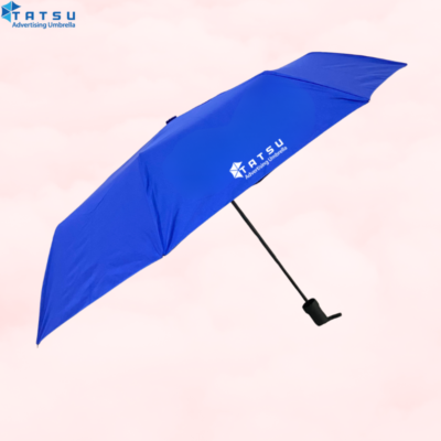 Ô gập 3 tự đẩy (tay cầm nhựa) - Túi Vải Tatsu - Công Ty TNHH May Và Thời Trang Tatsu