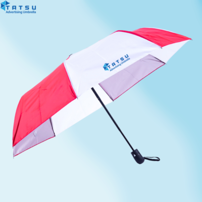 Ô gập 3 tự động 1 chiều cán ngắn - Túi Vải Tatsu - Công Ty TNHH May Và Thời Trang Tatsu