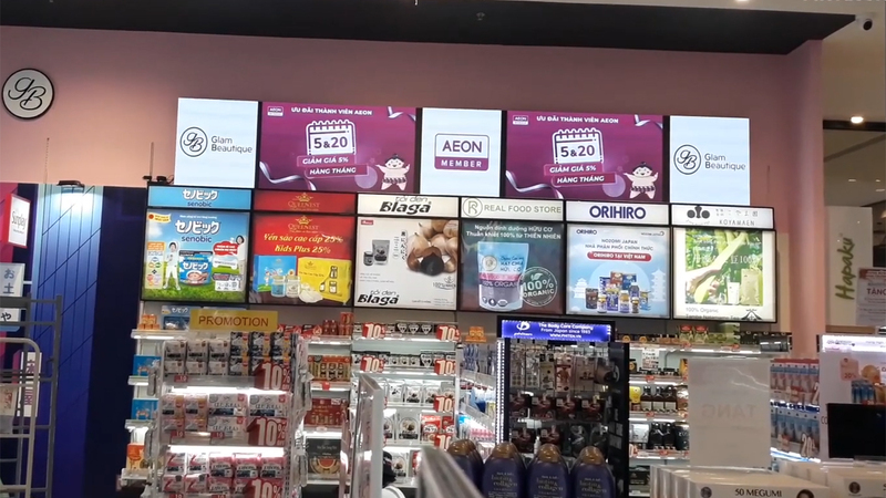 Bảng hiệu LED P1.25 trong nhà