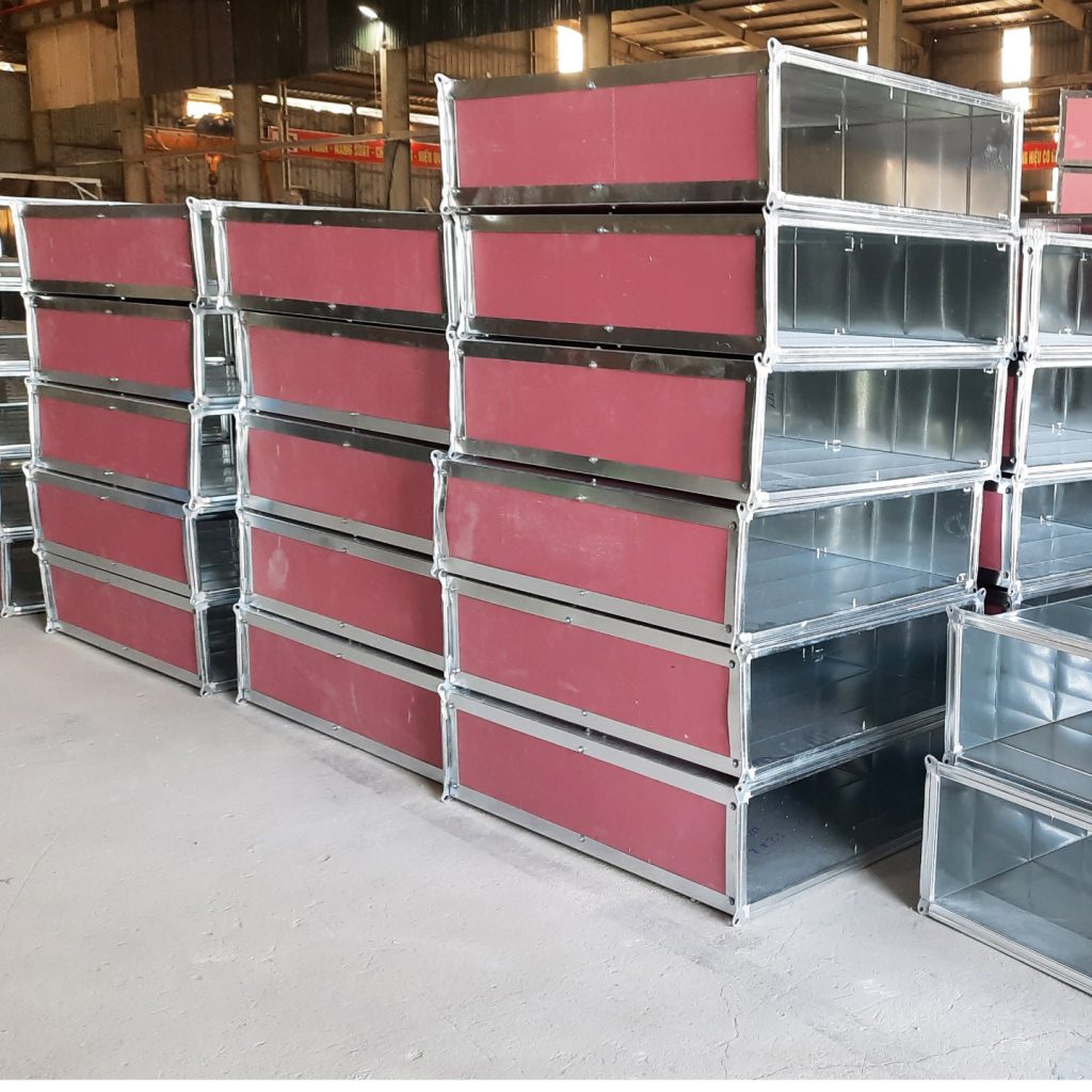 Gia công lắp đặt ống gió chống cháy EI