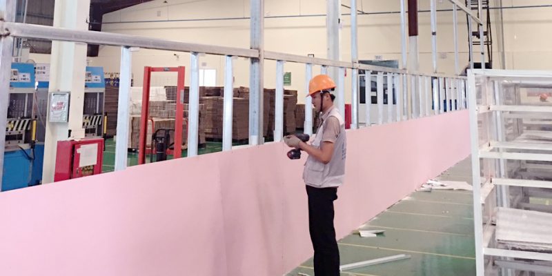 Thi công lắp đặt vạch thạch cao nhà xưởng