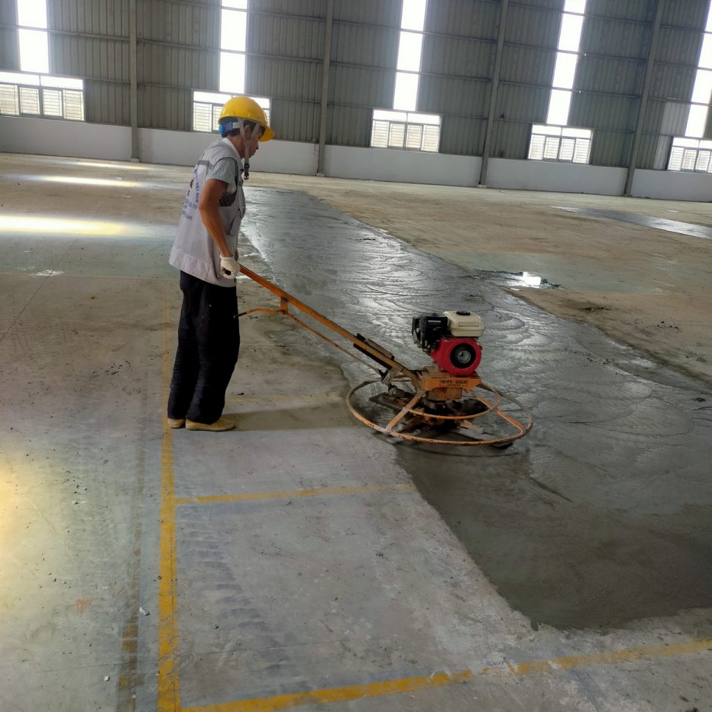 Thi công nền bê tông nhà xưởng