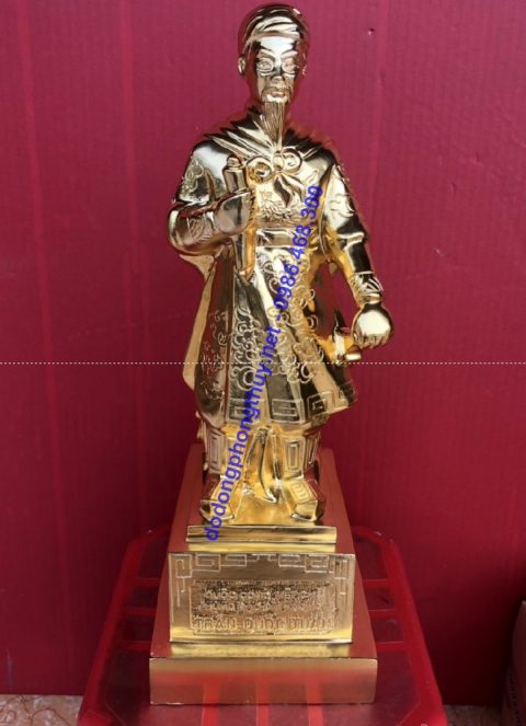 Tượng đồng Hưng Đạo Vương mạ vàng - Mỹ Nghệ Phúc Thành - Công Ty TNHH Sản Xuất Và Thương Mại Mỹ Nghệ Phúc Thành