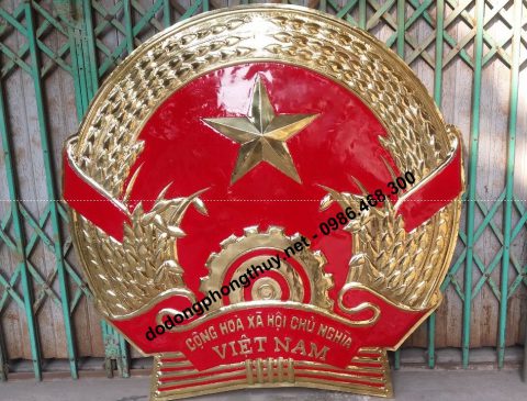 Quốc huy đồng - Mỹ Nghệ Phúc Thành - Công Ty TNHH Sản Xuất Và Thương Mại Mỹ Nghệ Phúc Thành
