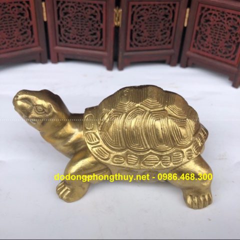 Tượng kim quy bằng đồng - Mỹ Nghệ Phúc Thành - Công Ty TNHH Sản Xuất Và Thương Mại Mỹ Nghệ Phúc Thành