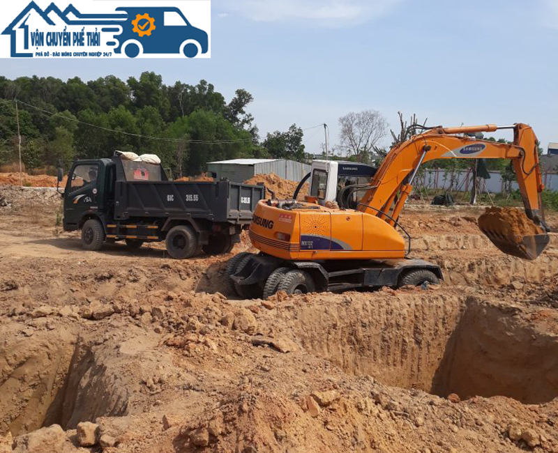 Dịch vụ đào móng nhà tại quận Nam Từ Liêm - Phá Dỡ Đào Móng Vận Chuyển Phế Thải - Cơ Sở Mạnh Hùng