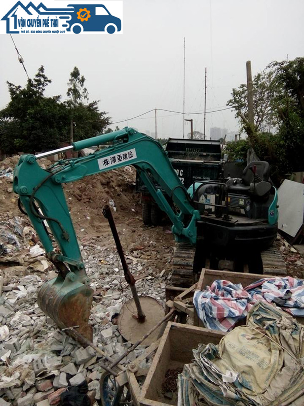 Dịch vụ phá dỡ nhà trọn gói tại huyện Mê Linh - Phá Dỡ Đào Móng Vận Chuyển Phế Thải - Cơ Sở Mạnh Hùng