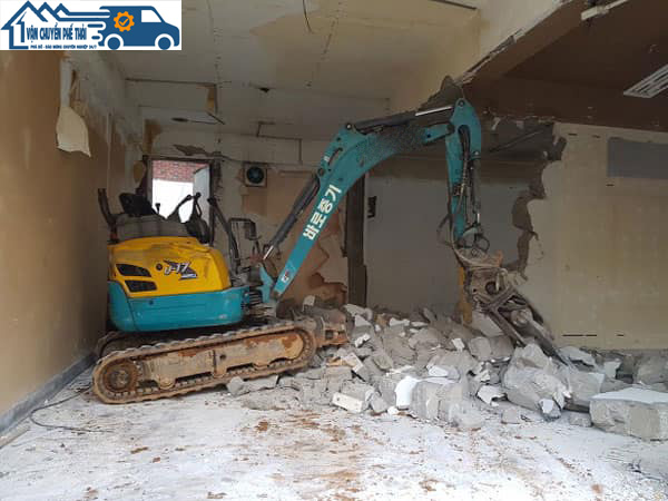 Dịch vụ phá dỡ nhà và công trình tại huyện Phú Xuyên - Phá Dỡ Đào Móng Vận Chuyển Phế Thải - Cơ Sở Mạnh Hùng