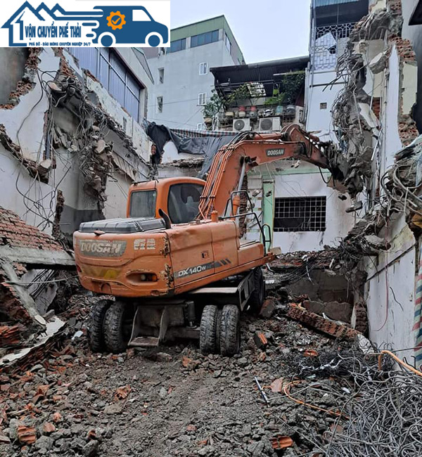Dịch vụ phá dỡ nhà và công trình tại huyện Sóc Sơn - Phá Dỡ Đào Móng Vận Chuyển Phế Thải - Cơ Sở Mạnh Hùng