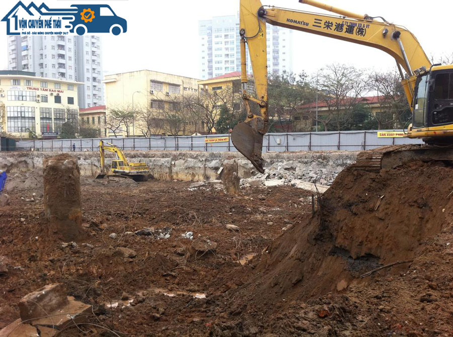 Dịch vụ san lấp mặt bằng tại quận Long Biên - Phá Dỡ Đào Móng Vận Chuyển Phế Thải - Cơ Sở Mạnh Hùng