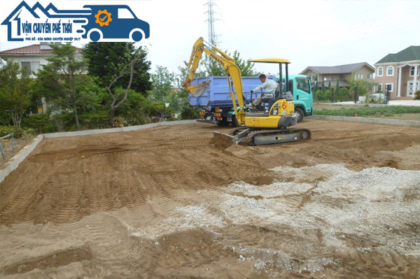 Dịch vụ san lấp mặt bằng trọn gói tại huyện Đông Anh - Phá Dỡ Đào Móng Vận Chuyển Phế Thải - Cơ Sở Mạnh Hùng