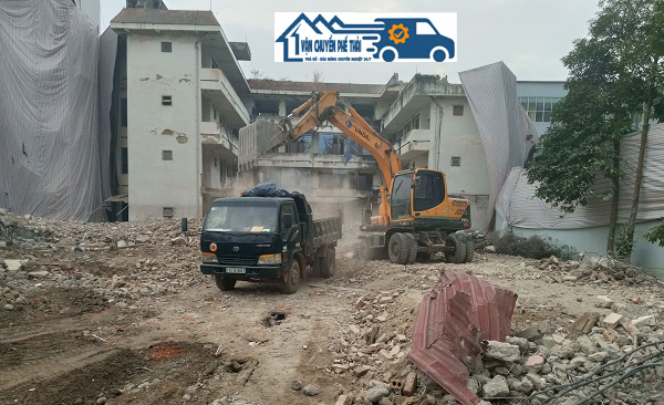 Dịch vụ vận chuyển phế thải xây dựng tại huyện Chương Mỹ - Phá Dỡ Đào Móng Vận Chuyển Phế Thải - Cơ Sở Mạnh Hùng