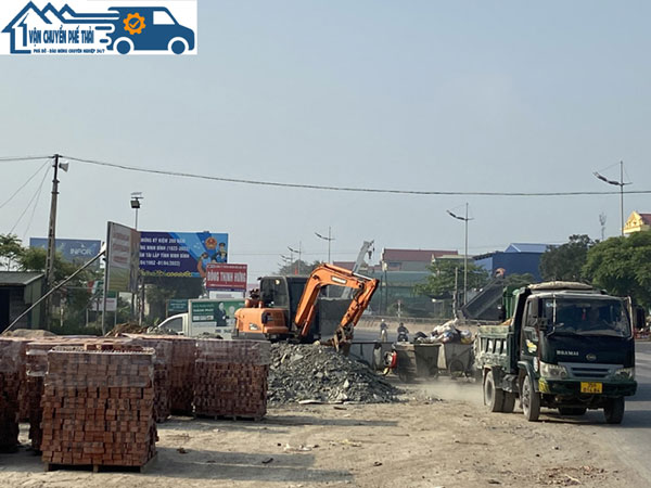 Dịch vụ vận chuyển phế thải xây dựng tại huyện Mỹ Đức - Phá Dỡ Đào Móng Vận Chuyển Phế Thải - Cơ Sở Mạnh Hùng