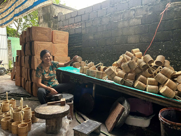 Xưởng sản xuất đồ mây tre, cói Vhandy