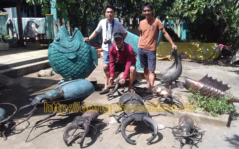Con bọ bằng đồng trang trí tại khách sạn Mariot Phú Quốc - Đúc Đồng Phước Kiều - Công Ty TNHH MTV TM - DV Đồng Phước Kiều