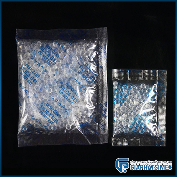 Gói hút ẩm Silica Gel in logo