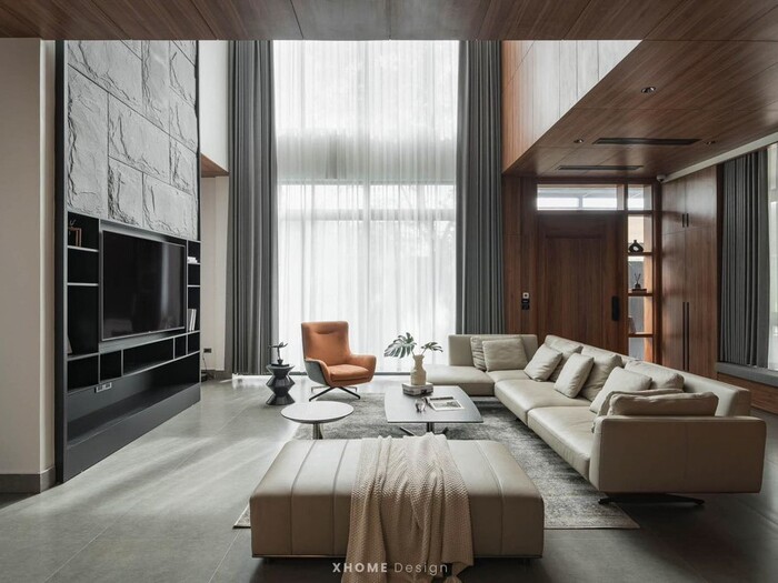 Thi công nội thất biệt thự hiện đại 350m2 Cua Lo Villa