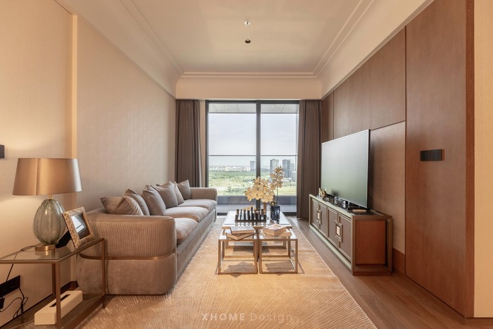 Thiết kế thi công nội thất căn hộ 2 phòng ngủ Grand Marina Saigon