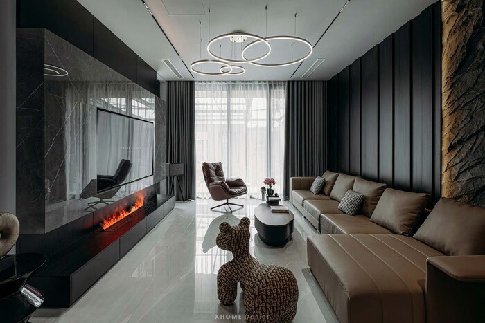 Thi công nội thất biệt thự phố dự án Vinh Villa