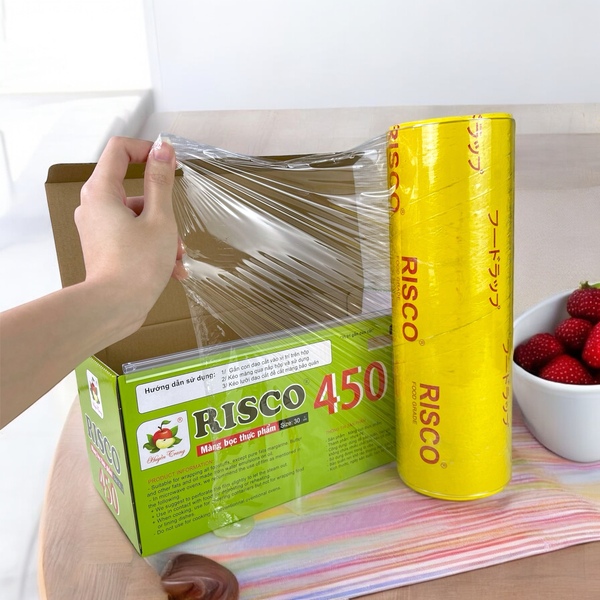 Màng bọc thực phẩm R450 - Màng Bọc Thực Phẩm - Xưởng Sản Xuất Huyền Trang