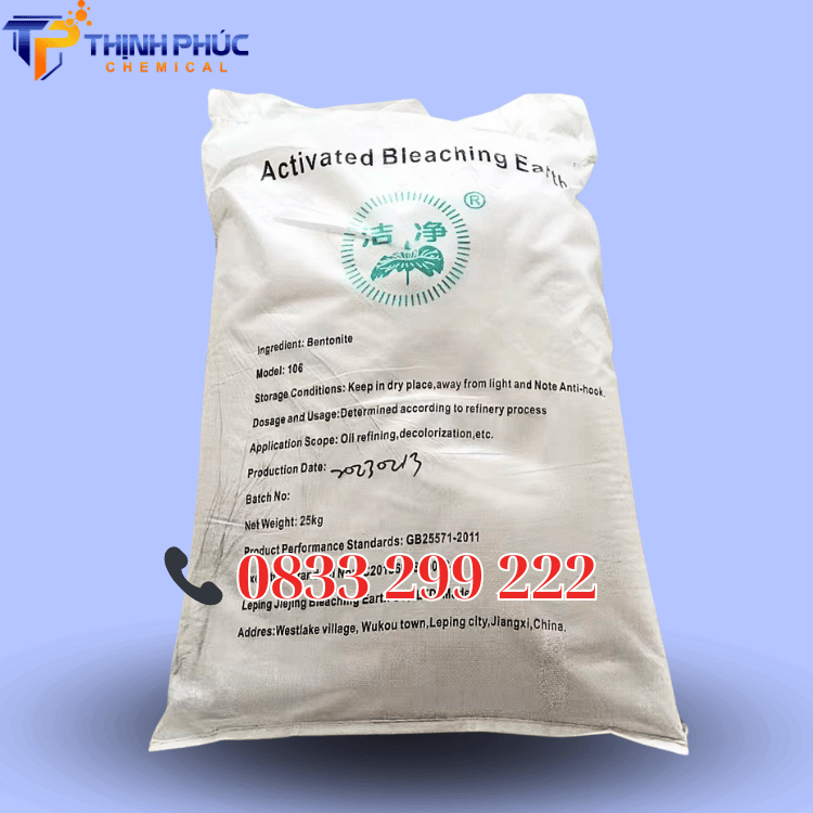 Đất sét hoạt tính lọc dầu – Activated Bleaching Earth – Bentonite - Hóa Chất Xử Lý Nước Thịnh Phúc - Công Ty TNHH Xuất Nhập Khẩu Hóa Chất Thịnh Phúc