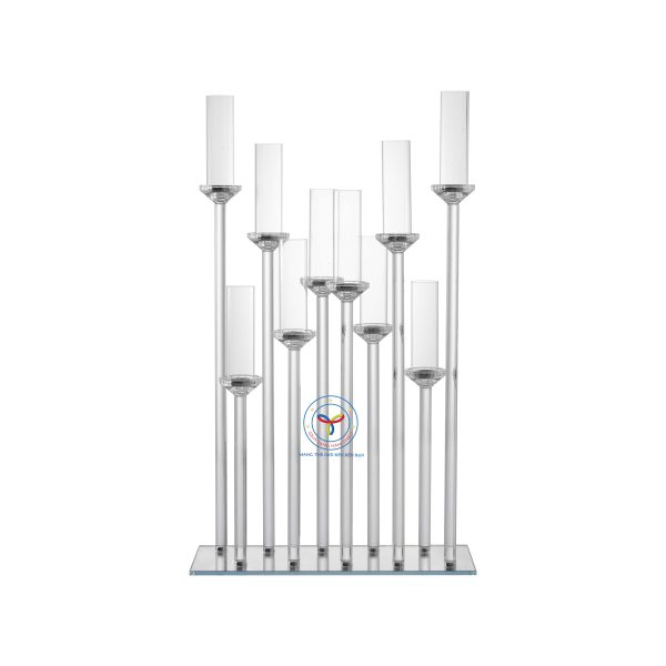 Chân nến bằng pha lê Model: MH-Z0319 - Quà Tặng Năm Châu - Công Ty Cổ Phần Đầu Tư Sao Việt Vĩnh Phúc