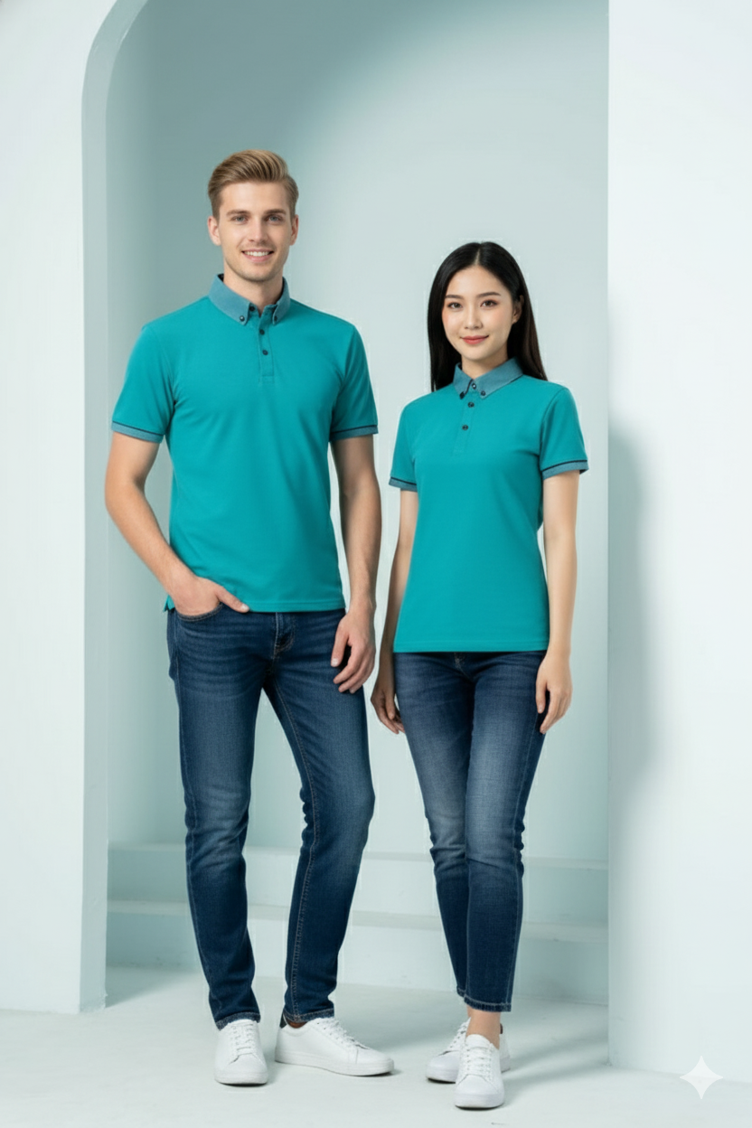 áo thun có cổ - In Vải In Xinh - Công Ty TNHH In Xinh